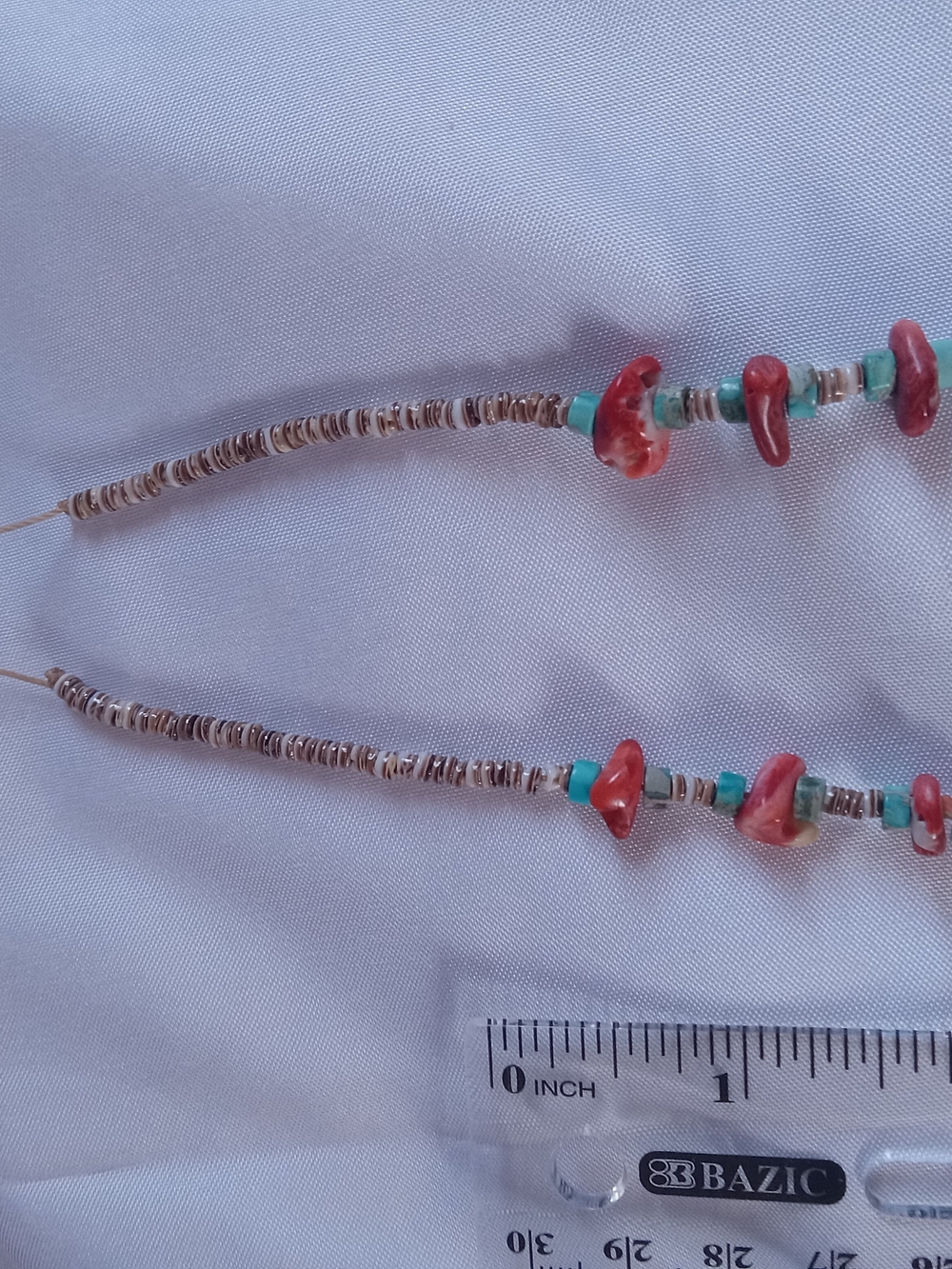 Handmade Coral & Turquoise Beaded Women’s Necklace